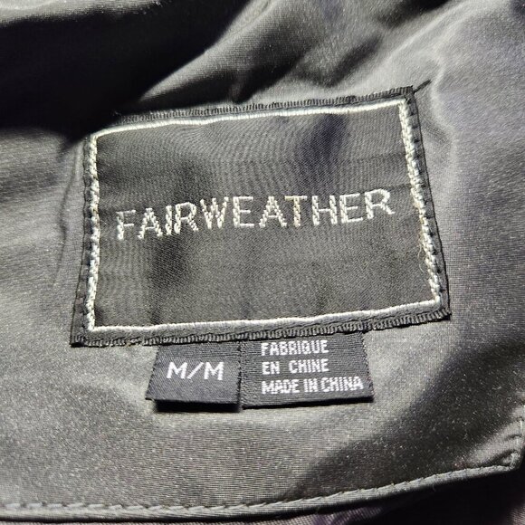Fairweather Vest Womens Size Med. Outerwear Black Full Zip Lined Zipper … - Picture 15 of 16